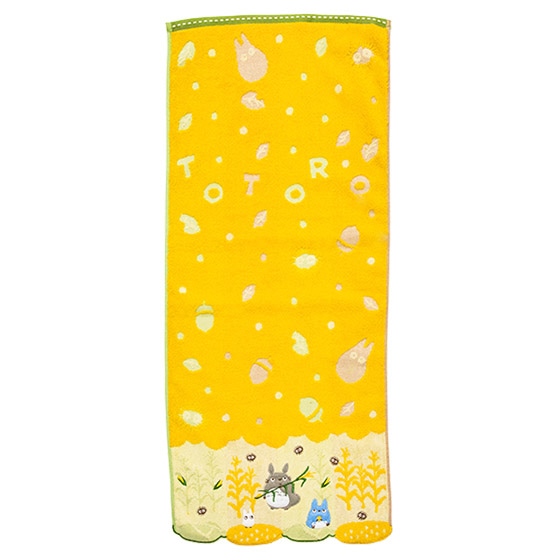 新品　トトロフェイスタオル とうもろこし となりのトトロ フェイスタオル とうもろこしとトトロ（3276