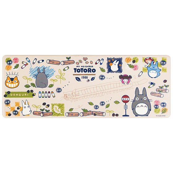 となりのトトロ おえかき ロングマット 45×120cm ベージュ | どんぐり