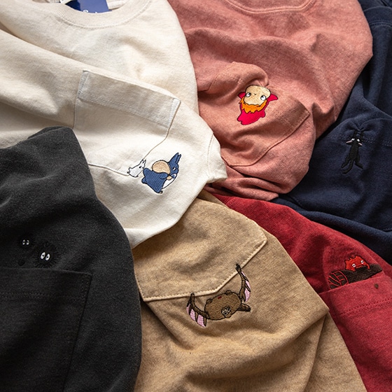 GBL】となりのトトロ Good On コラボポケット刺繍Tシャツ 