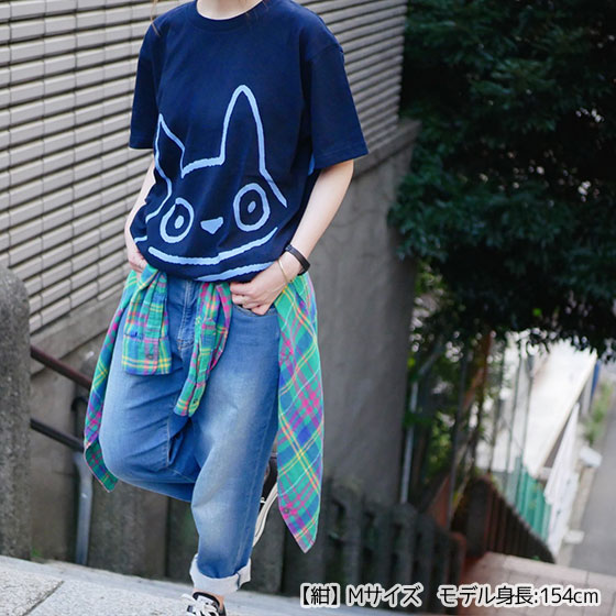 トトロファンドグッズ Tシャツ(こんにちはトトロ)紺 [T-165