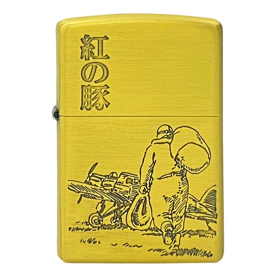 ZIPPO スタジオジブリ 紅の豚 ポルコ 後ろ姿 ジッポー ライター-