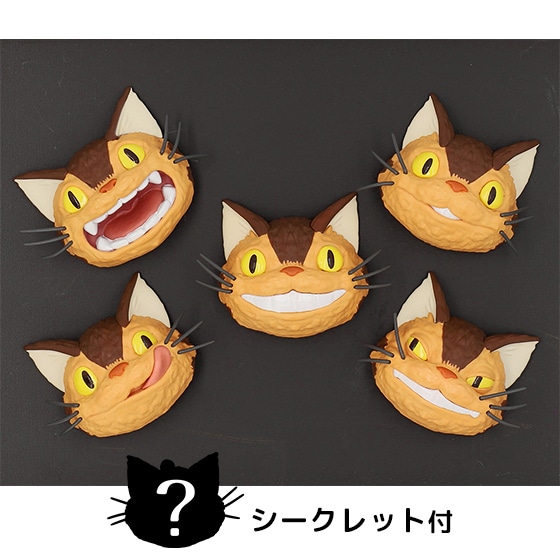 となりのトトロ ネコバスのフェイスマグネット全6種set となりのトトロ ネコバスのフェイスマグネット ※単品販売