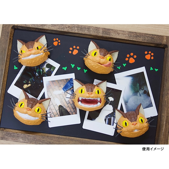 となりのトトロ ネコバスのフェイスマグネット全6種set となりのトトロ ネコバスのフェイスマグネット ※単品販売