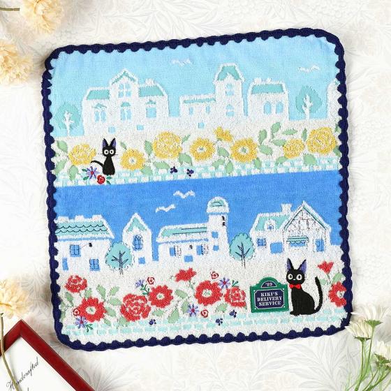 魔女の宅急便「青空のコリコ」 ウォッシュタオル | どんぐり共和国そら