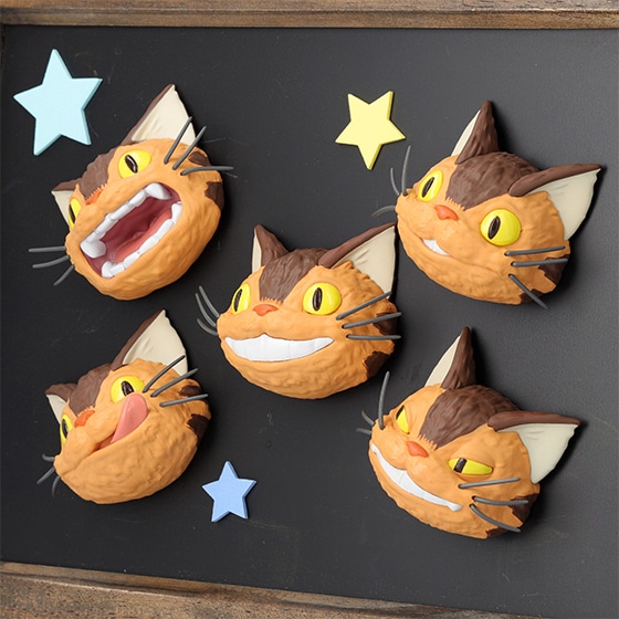 となりのトトロ ネコバスのフェイスマグネット ※BOX販売※