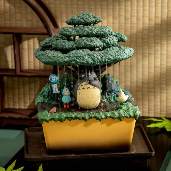 スタジオジブリ となりのトトロ ウォーターガーデン BONSAI 笠宿