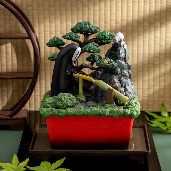 千と千尋 ウォーターガーデン BONSAI 添水ノ庭 ジブリ カオナシ　盆栽