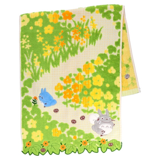 となりのトトロ 通り道 フェイスタオル | どんぐり共和国そらのうえ店