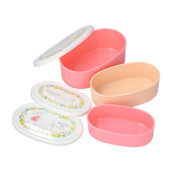 となりのトトロ 抗菌シール容器 3点セット(入れ子式) メイといっしょ