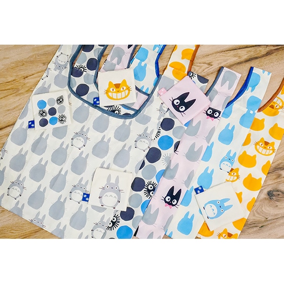 となりのトトロ 中トトロパターン エコバッグ | どんぐり共和国そらの