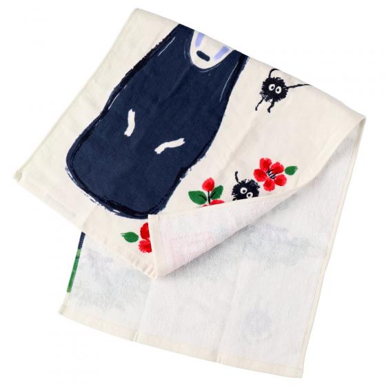 千と千尋の神隠し 「カオナシと松」 フェイスタオル | どんぐり共和国