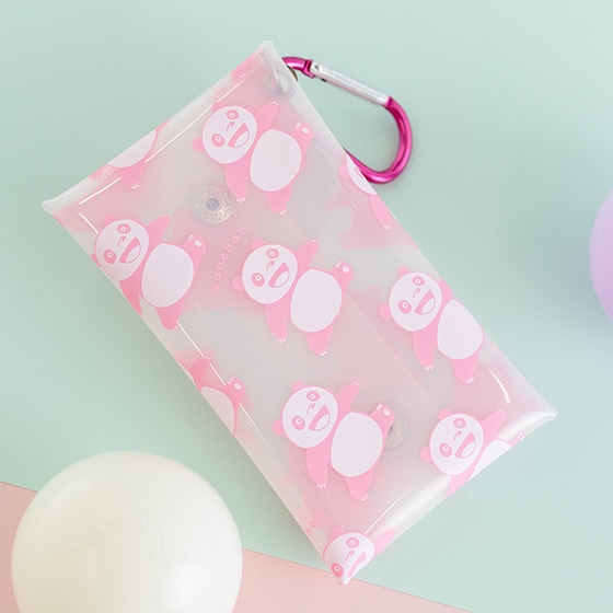 パンダコパンダ マルチクリアケース PANCHAN ミルキーピンク