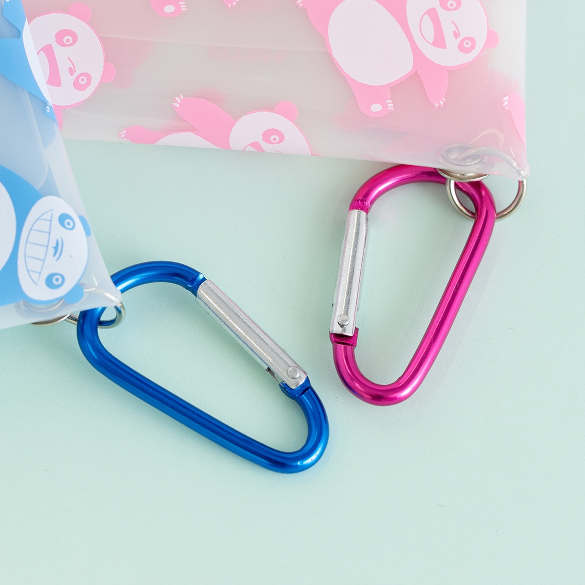 パンダコパンダ マルチクリアケース PAPANDA ミルキーブルー