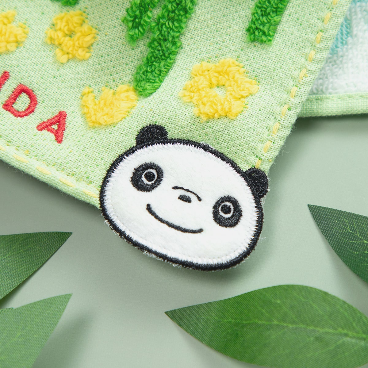 パンダコパンダ アップリケミニタオル あおぞら | どんぐり共和国そら
