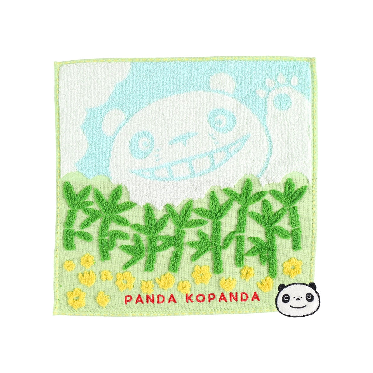 パンダコパンダ アップリケミニタオル あおぞら | どんぐり共和国そら