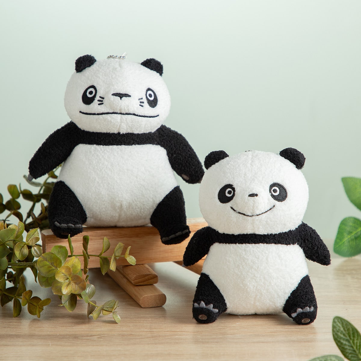 パパンダ PAPANDA大きなぬいぐるみ 激レア品 レトロ 変な顔のパンダ