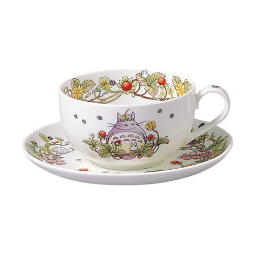 となりのトトロ ミルクティーカップ&ソーサー(へびいちご編)