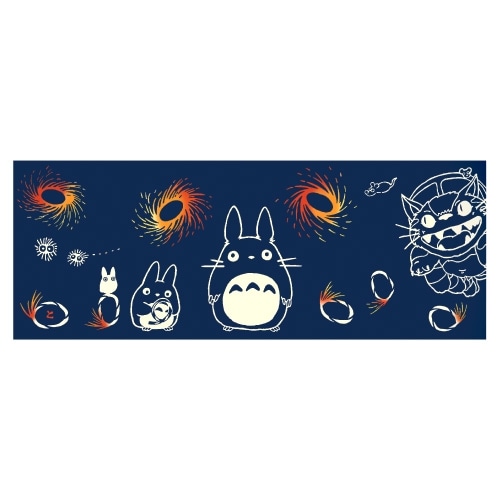 となりのトトロ 本染め手拭い ねずみ花火