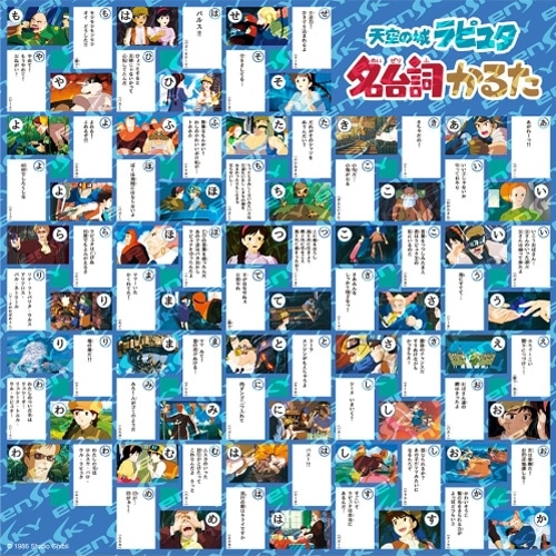 天空の城ラピュタ 名台詞かるた | どんぐり共和国そらのうえ店