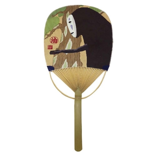 千と千尋の神隠し 小判竹うちわ カオナシと札