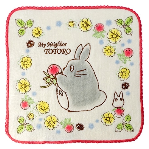 となりのトトロ 赤い野いちご ミニタオル