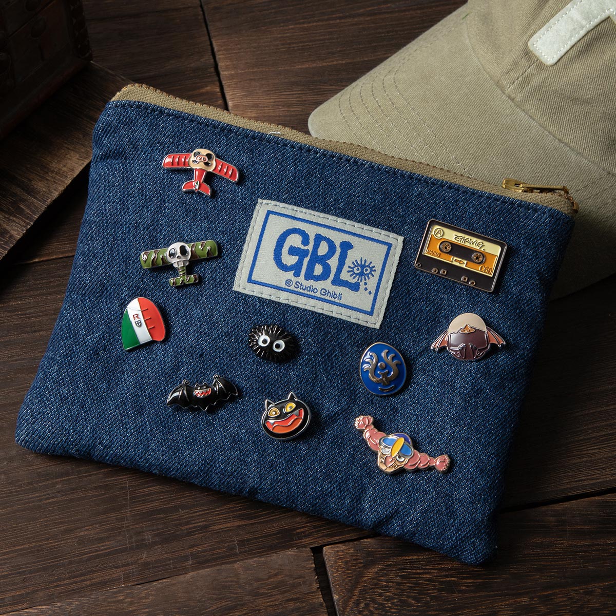 GBL】となりのトトロ デザインピンバッジ オープニングねこ | どんぐり