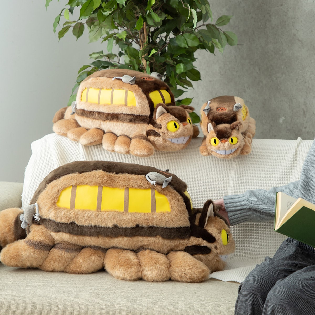 となりのトトロ ぬいぐるみ ネコバス L | どんぐり共和国そらのうえ店