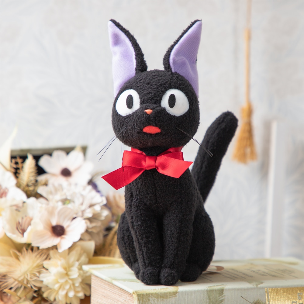 魔女の宅急便 ぬいぐるみ ほのぼのジジ 口あき M | どんぐり