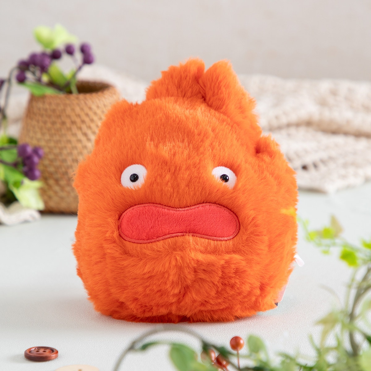 【ハウルの動く城】カルシファー☆発光可能スタチュー♡縦約25cm♡新品 ハウルの動く城 ウーユスタジオ カルシファー 樹脂製スタチュー - Kaioland