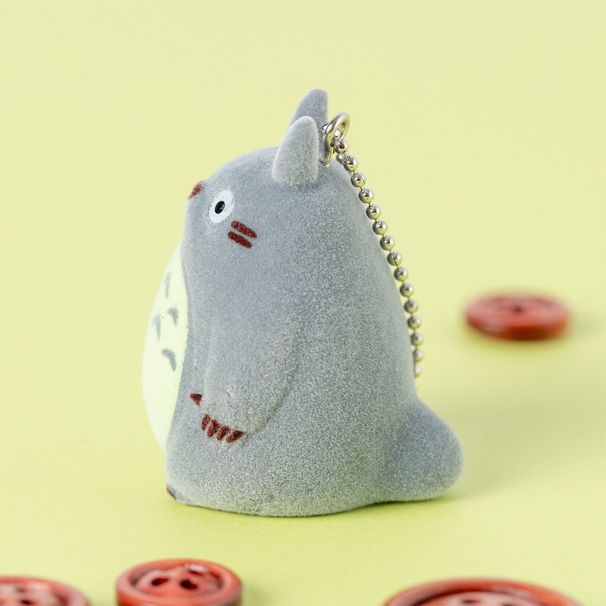 となりのトトロ フロッキングキーチェーン 大トトロ | どんぐり共和国