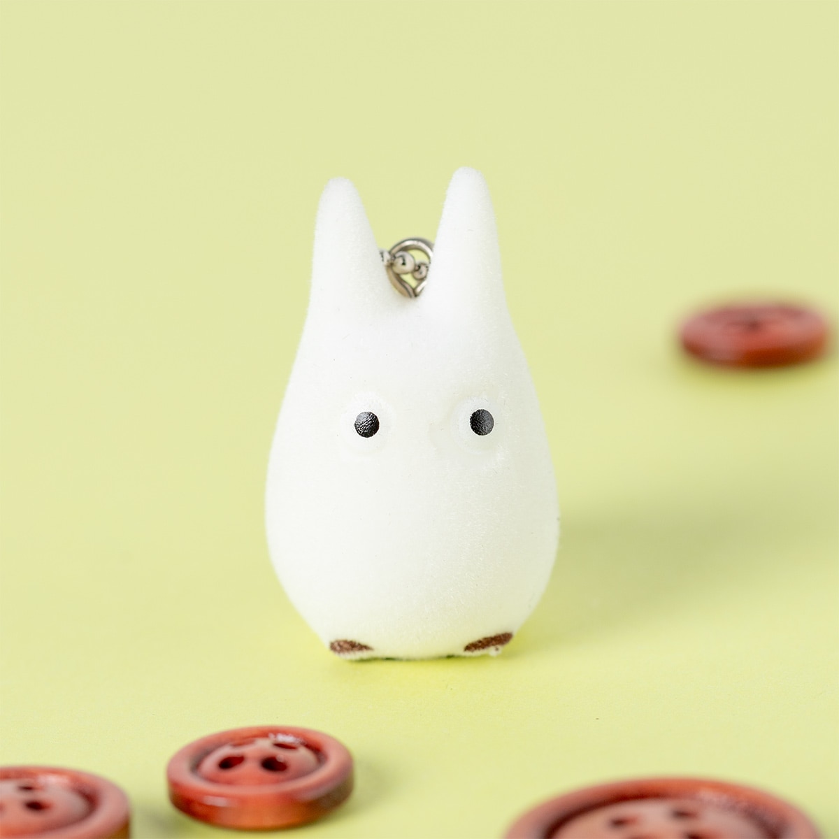 となりのトトロ フロッキングキーチェーン 小トトロ | どんぐり