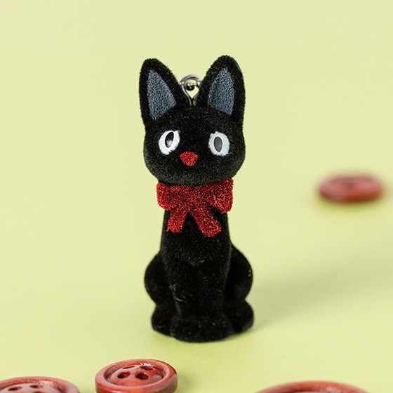 魔女の宅急便 フロッキングキーチェーン ジジ