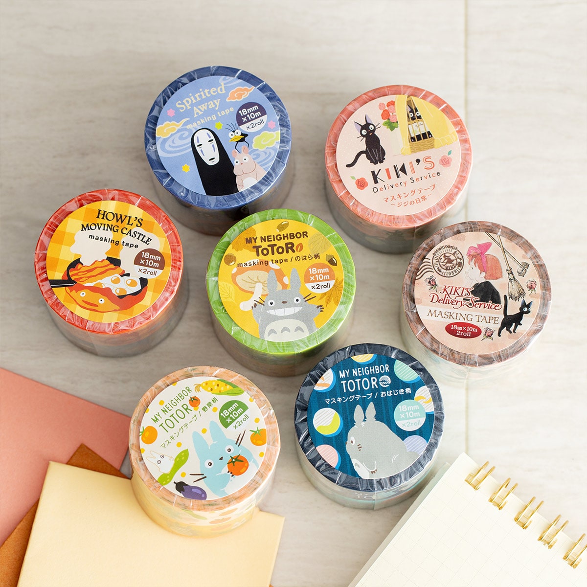 ※新品※マスキングテープ16個セット♡ 魔女の宅急便 マスキングテープ アンティーク柄 | どんぐり共和国そら