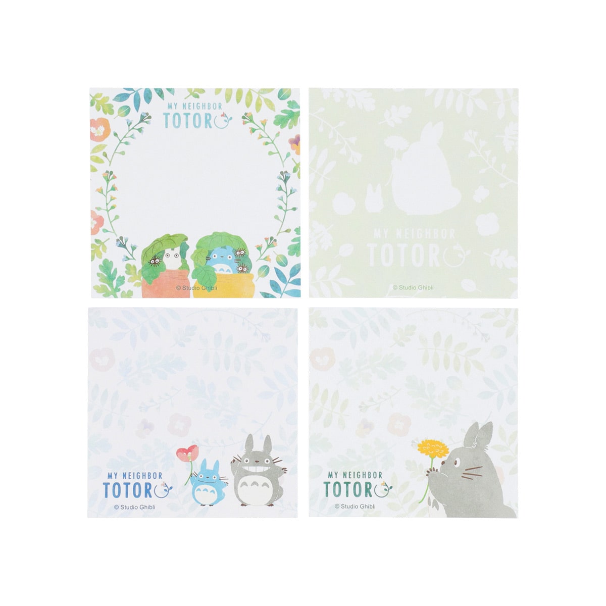 となりのトトロ メモ帳 カラフルリーフ柄 | どんぐり共和国そらのうえ店