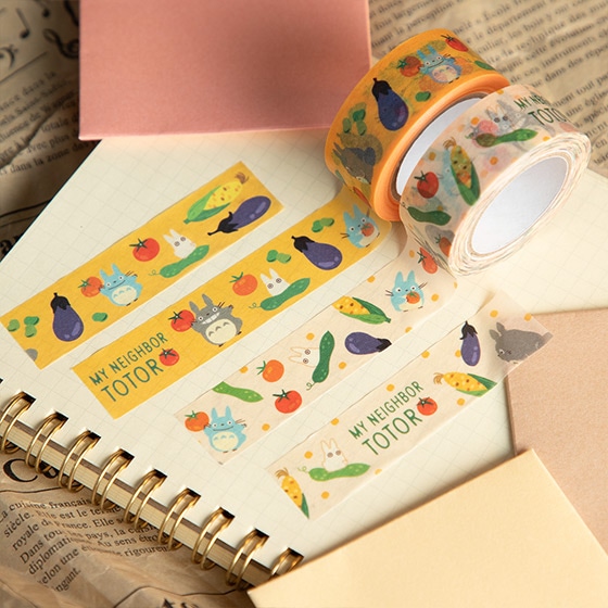 となりのトトロ マスキングテープ 野菜柄