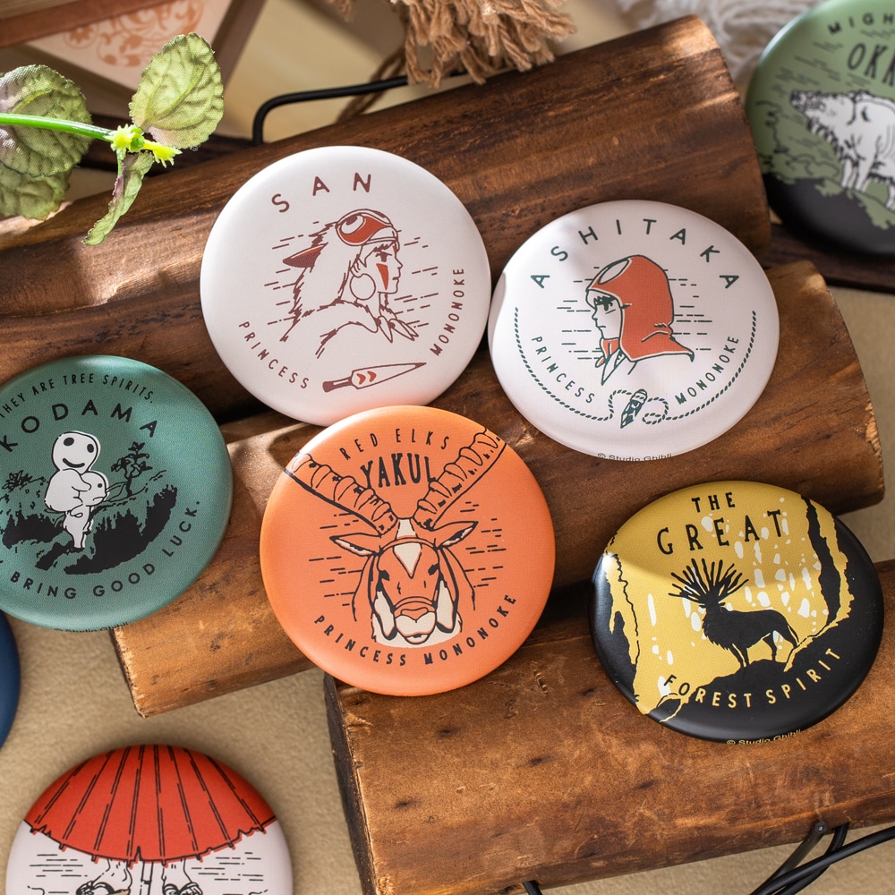 もののけ姫 缶バッジコレクション ※単品販売※ | どんぐり共和国