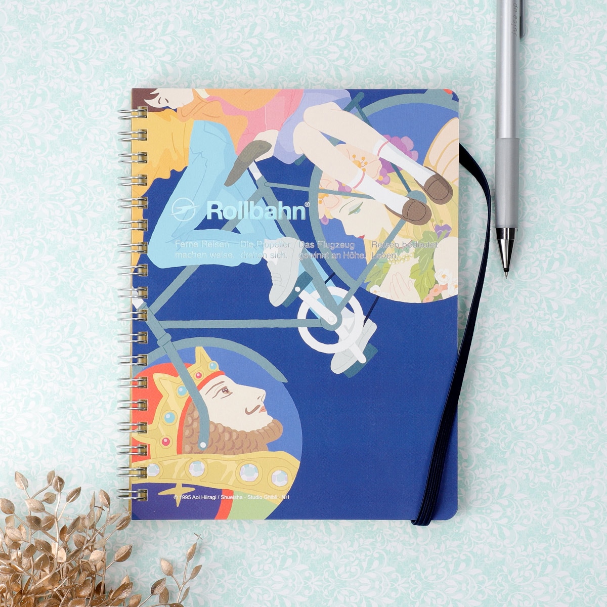 耳をすませばロルバーンポケット付きメモとロルバーンポケット付きメモの2冊セット 耳をすませば ロルバーン ポケット付メモ L | どんぐり共和国そらのうえ店