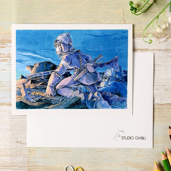 風の谷のナウシカ グリーティングカード 水彩画シリーズ（0823-01）