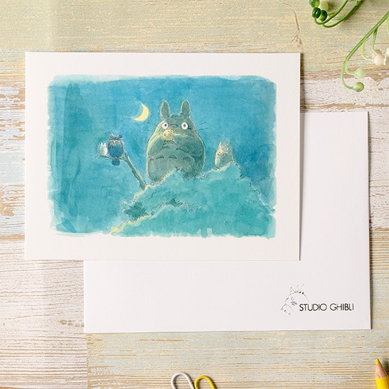 猫のいる風景の水彩画ポストカード&ミニフレーム - ショップ