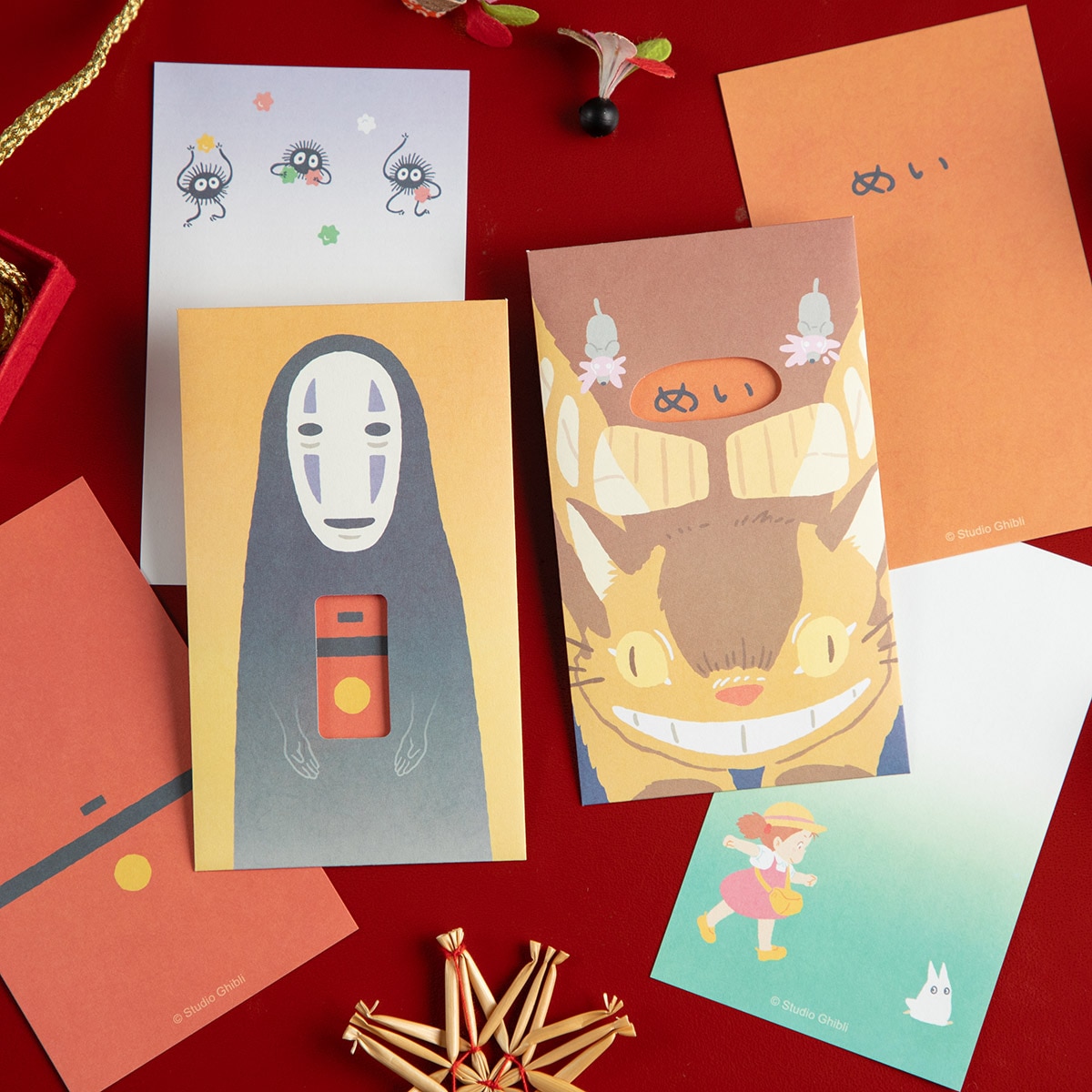 となりのトトロ 窓付きポチ袋 ネコバス | どんぐり共和国そらのうえ店