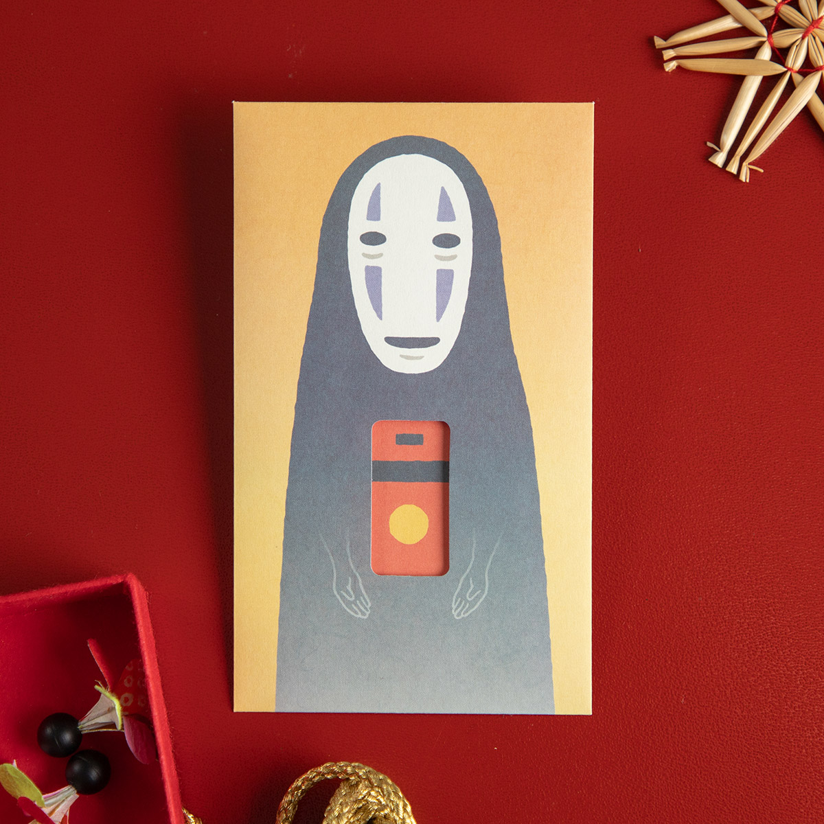 千と千尋の神隠し 窓付きポチ袋 カオナシ | どんぐり共和国そらのうえ店