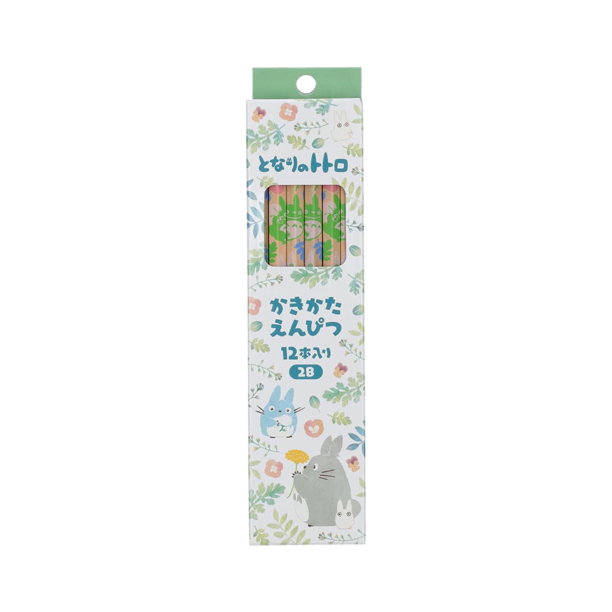 となりのトトロ えんぴつ12本入り カラフルリーフ柄 | どんぐり共和国
