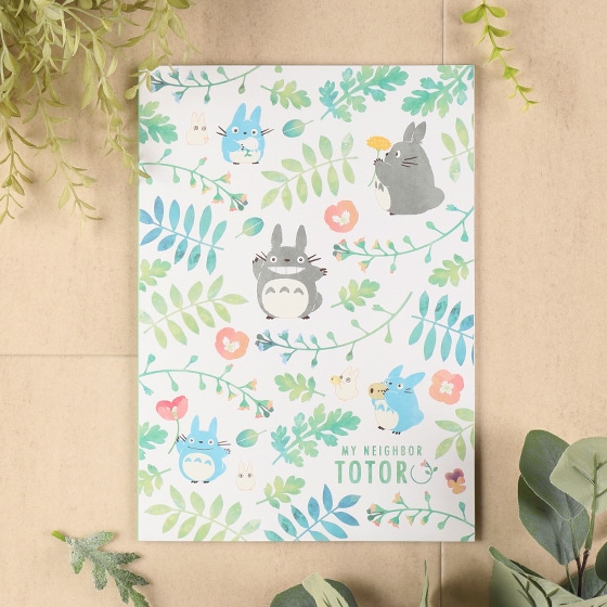 となりのトトロ ノート カラフルリーフ柄 | どんぐり共和国そらのうえ店