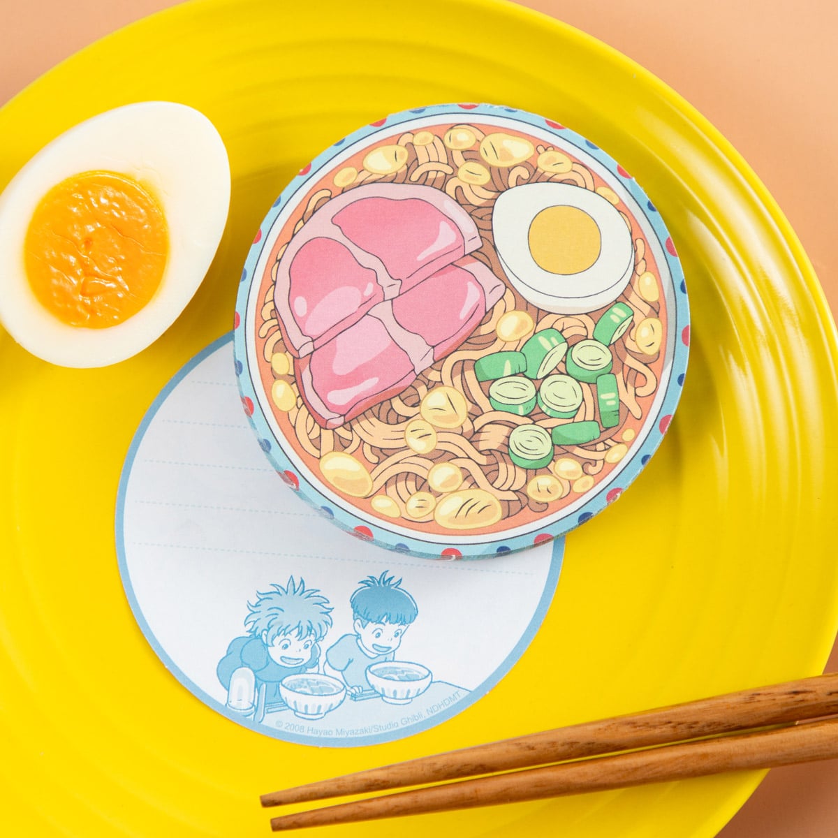 らーめん倶楽部　メモ帳 崖の上のポニョ まるメモ リサのラーメン | どんぐり共和国そらのうえ店