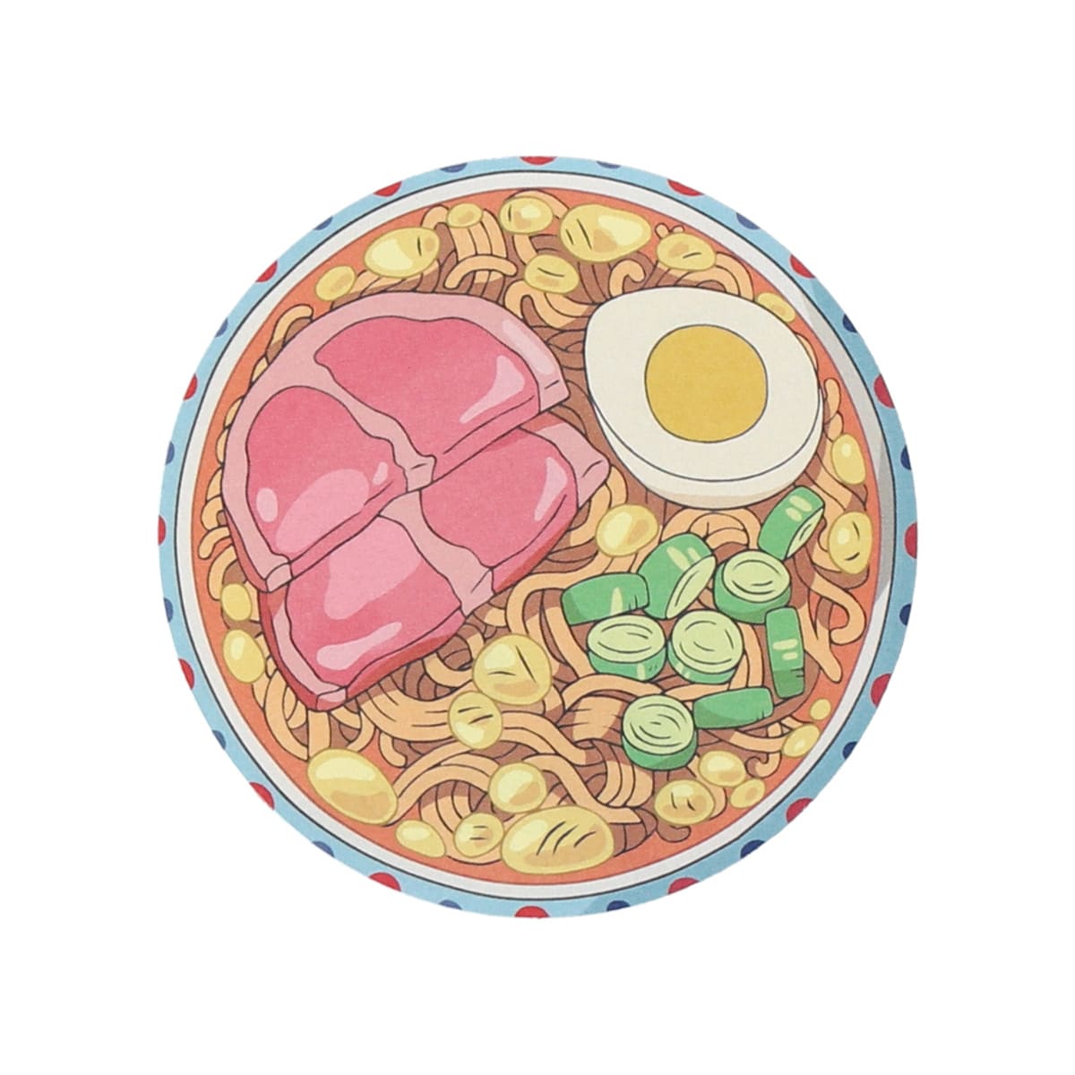 崖の上のポニョ まるメモ リサのラーメン | どんぐり共和国そらのうえ店