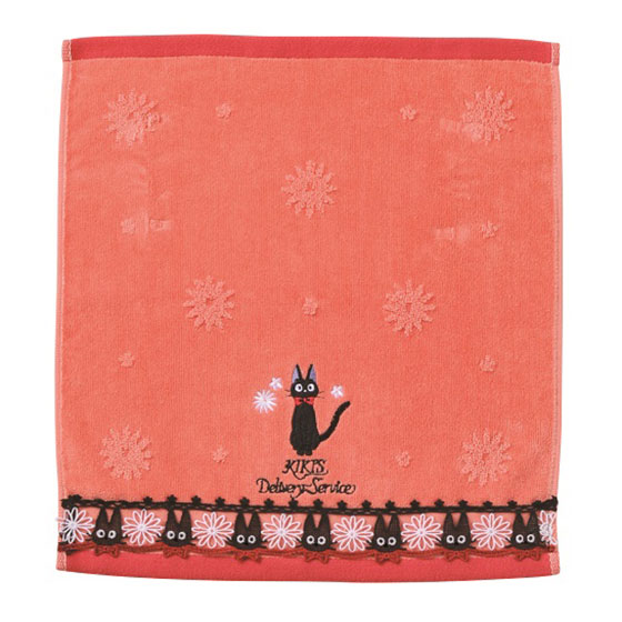 魔女の宅急便 レースジジ ウォッシュタオル | どんぐり共和国そらのうえ店