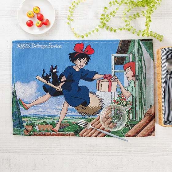 cherie chien④ブックカバー、ミニショルダー、ランチョンマット他 魔女の宅急便 お届けものです ランチョンマット | どんぐり共和国そら