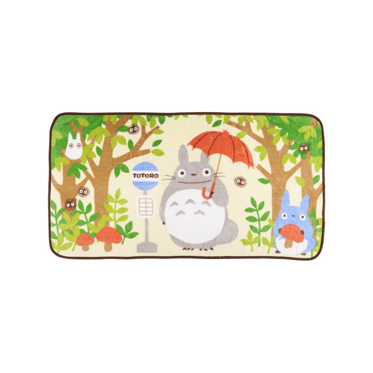 となりのトトロ 「森のバス停」 ロングブランケット | どんぐり共和国