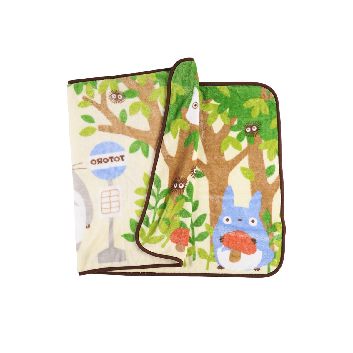 となりのトトロ 「森のバス停」 ロングブランケット | どんぐり共和国