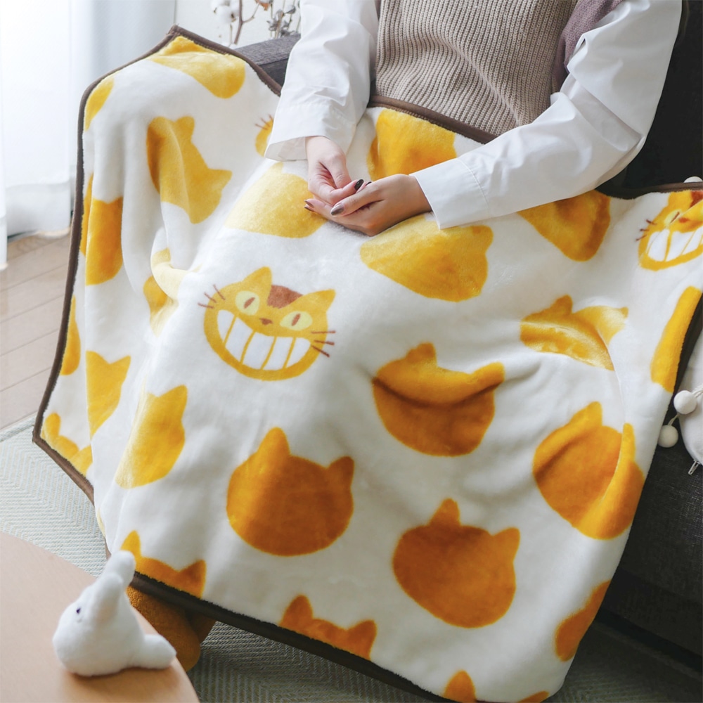 となりのトトロ 「ネコバスシルエット」 ポリエステルマイヤー